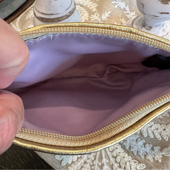 Coach Gold Sequin Clutch - Picture 6 of 9